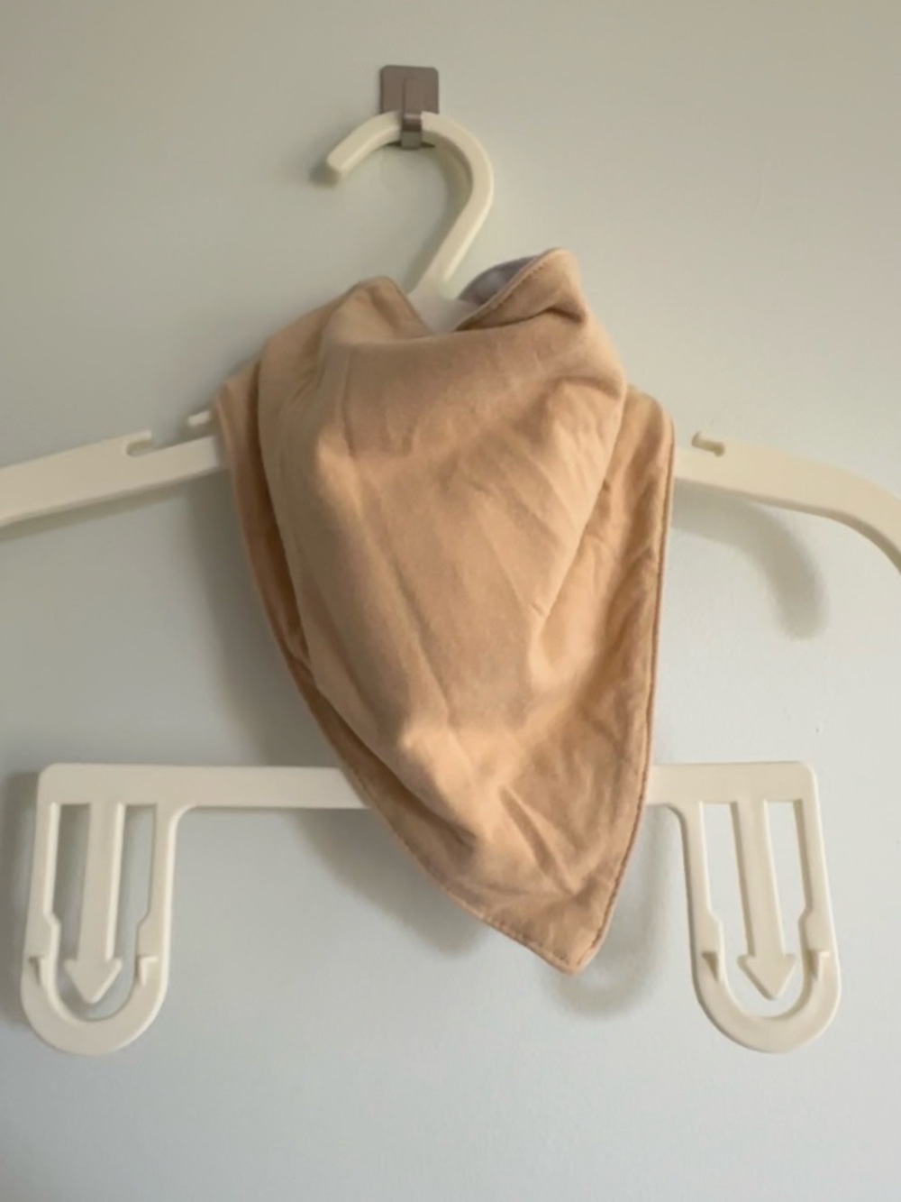 Caden Lane Bamboo Neutral Beige Bandana Bib - Soft Solid Color